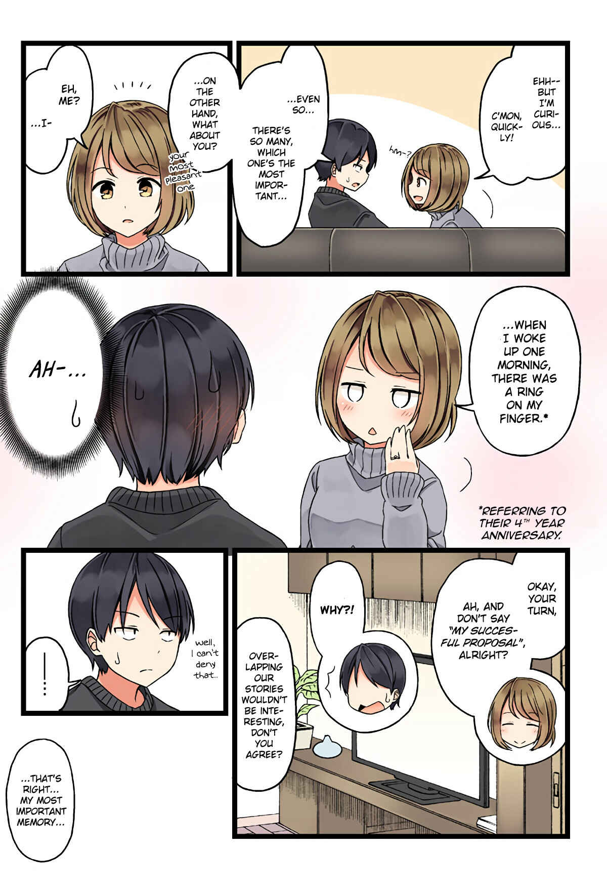 First Comes Love, Then Comes Marriage Chapter 4 page 1