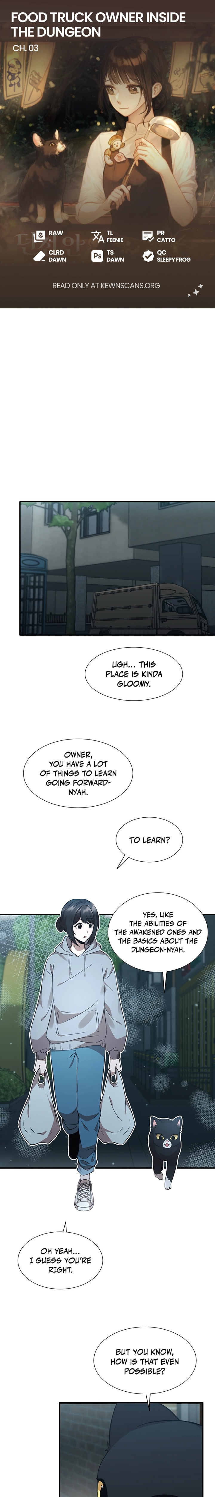 Food Truck Owner Inside the Dungeon Chapter 3 page 0