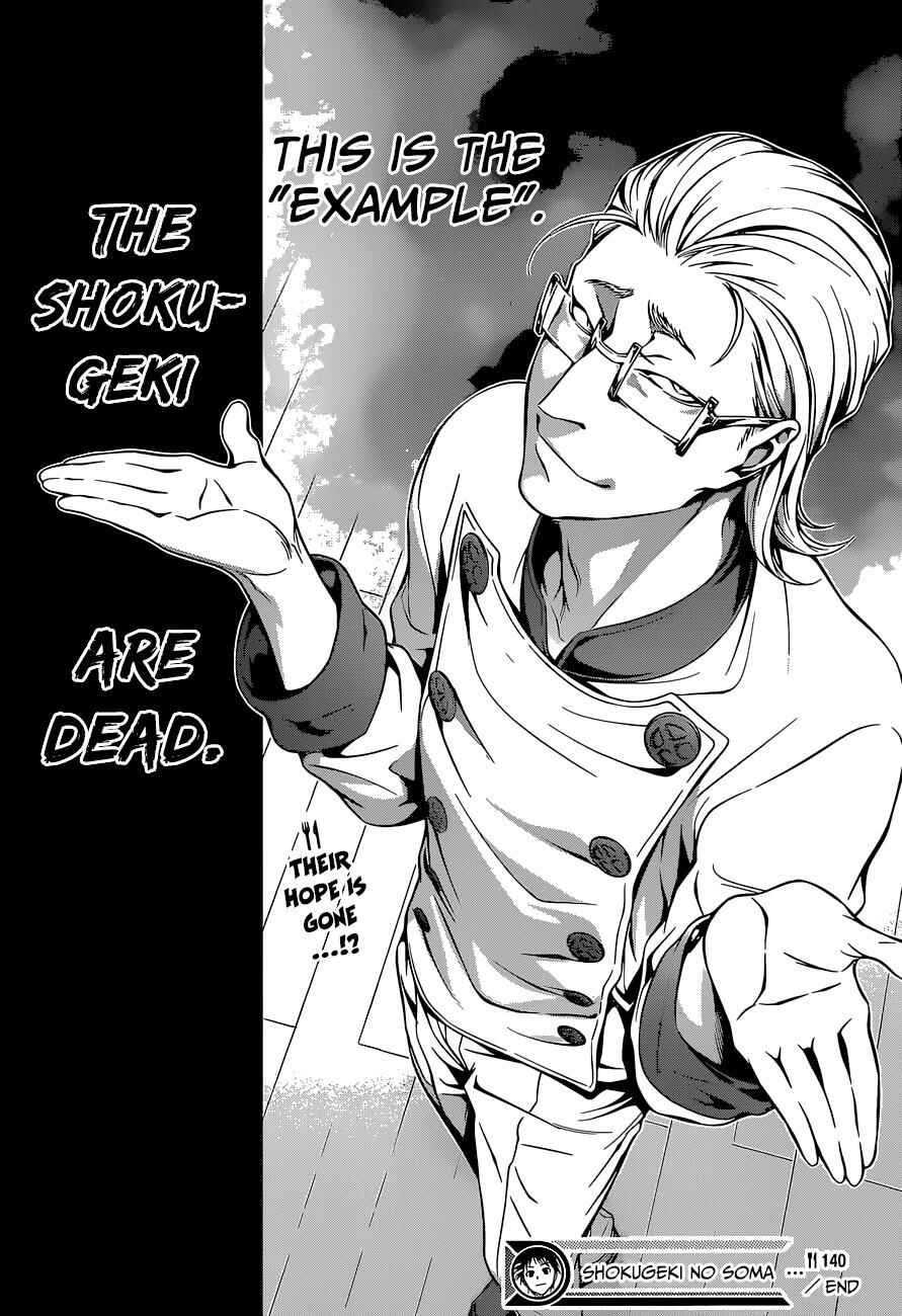Food Wars!: Shokugeki no Soma Chapter 140 page 19