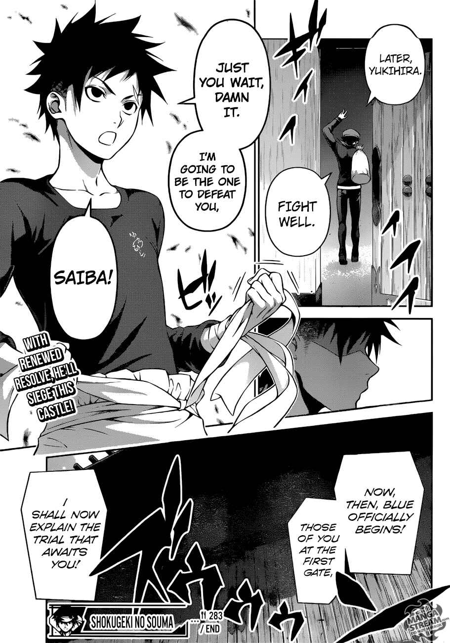 Food Wars!: Shokugeki no Soma Chapter 283 page 17