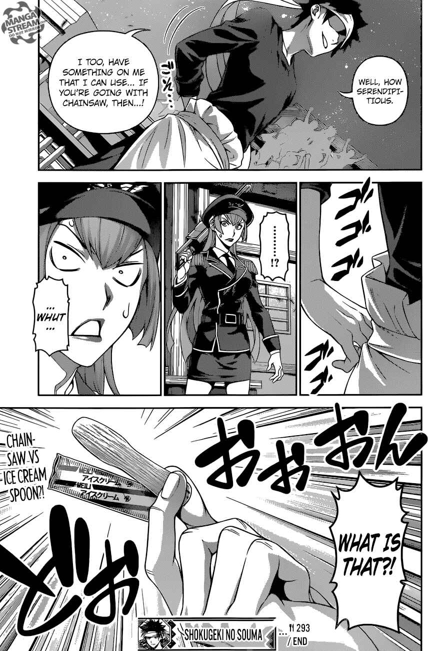 Food Wars!: Shokugeki no Soma Chapter 293 page 18