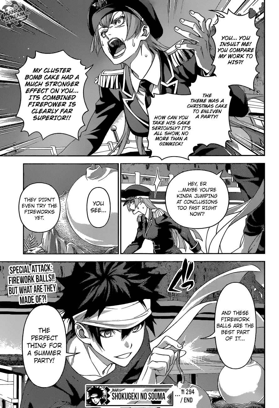 Food Wars!: Shokugeki no Soma Chapter 294 page 19