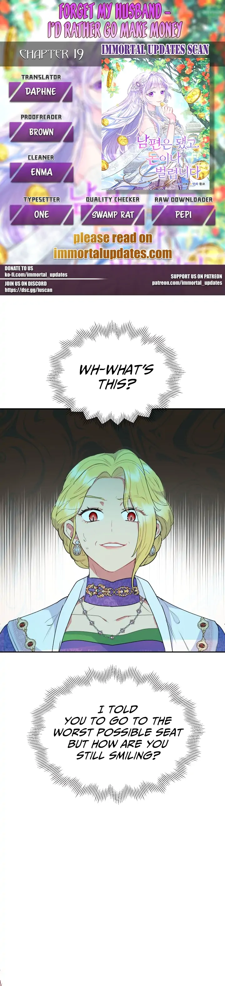Forget My Husband, I’ll Go Make Money Chapter 19 page 0