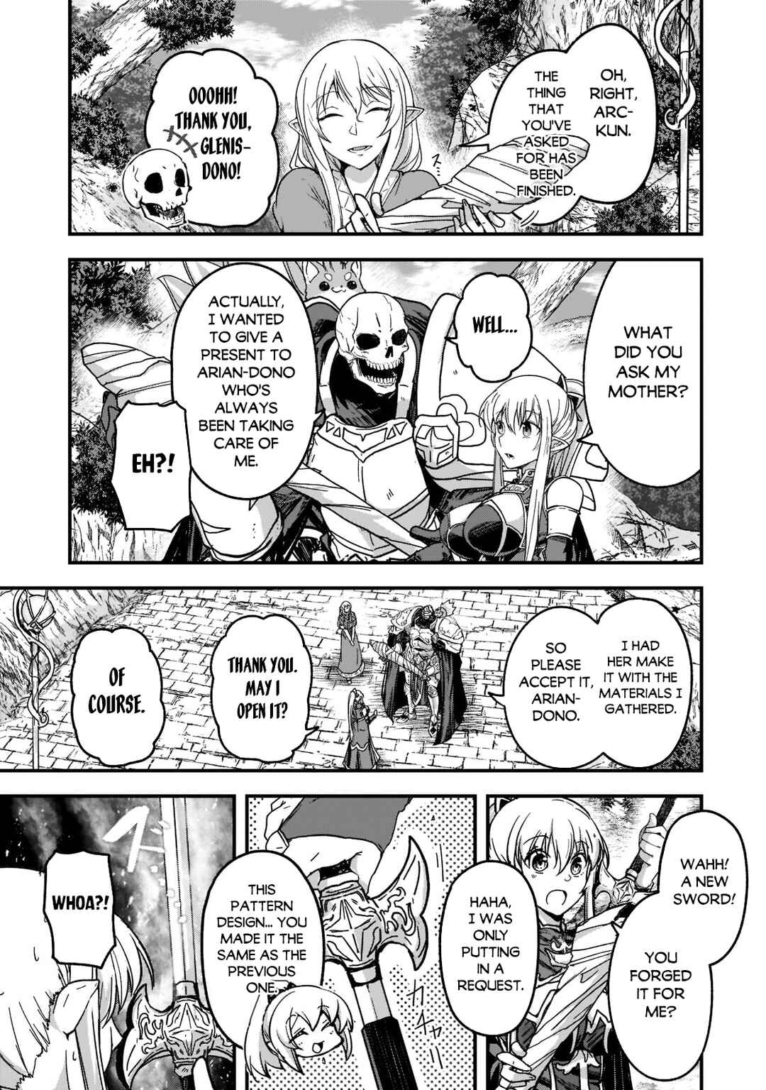 Gaikotsu Kishi-sama, Tadaima Isekai e Odekake-chuu Chapter 55.2 page 10