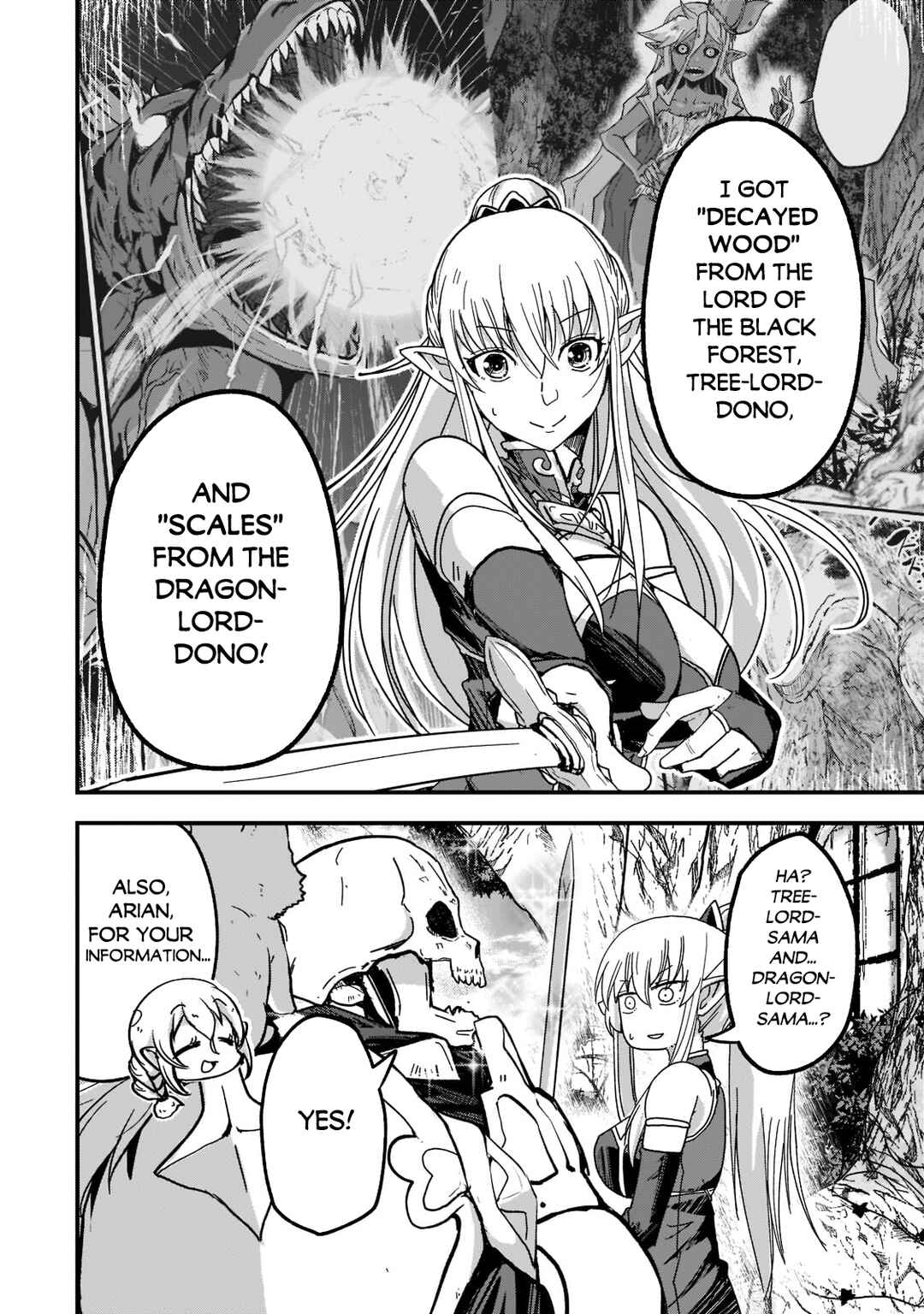 Gaikotsu Kishi-sama, Tadaima Isekai e Odekake-chuu Chapter 55.2 page 13