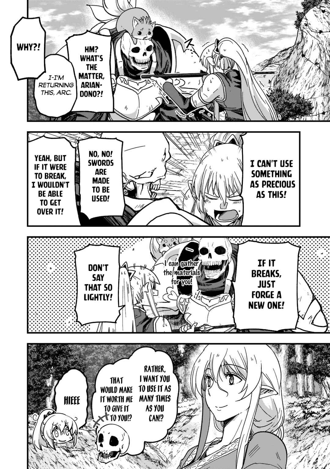 Gaikotsu Kishi-sama, Tadaima Isekai e Odekake-chuu Chapter 55.2 page 15