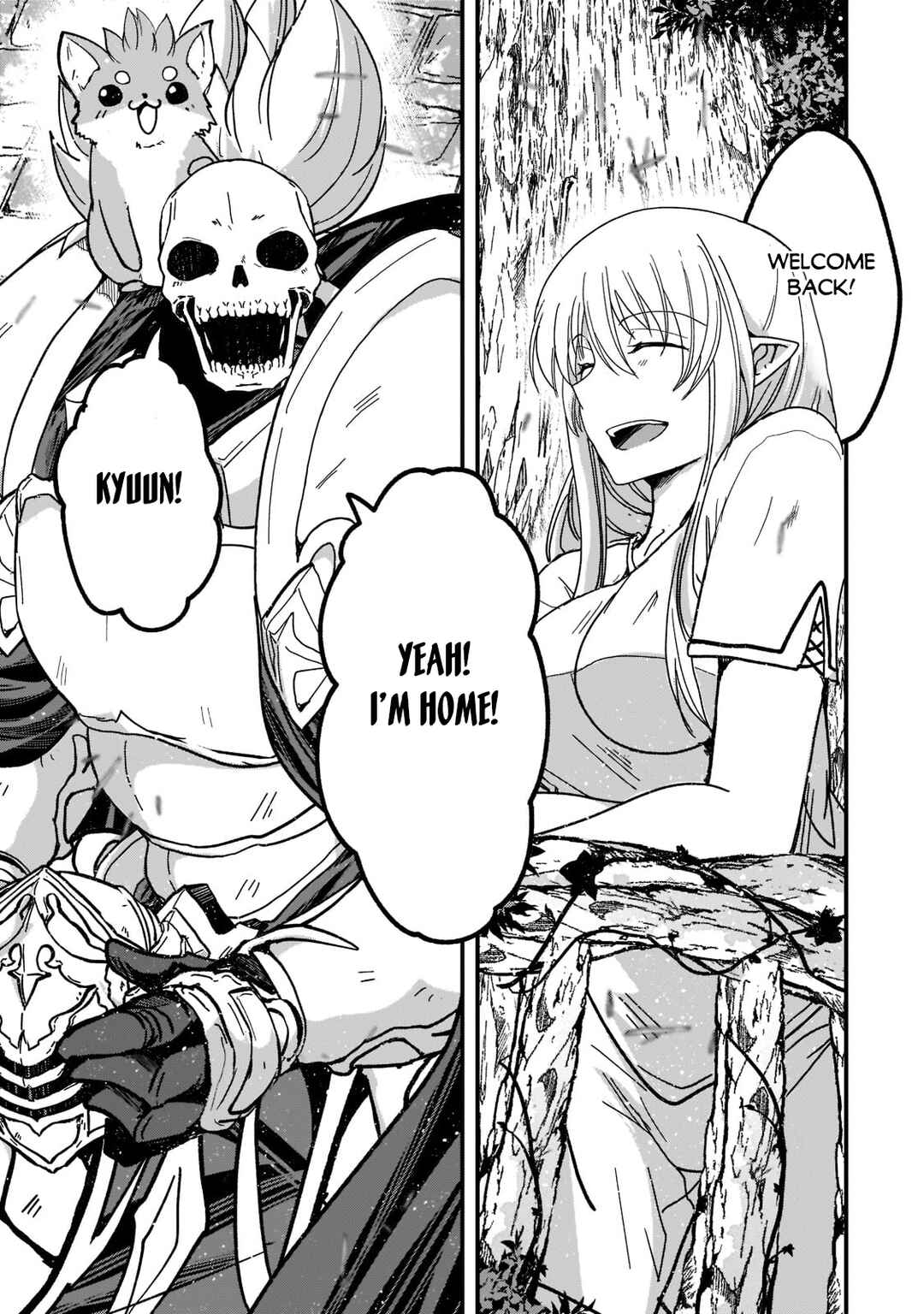 Gaikotsu Kishi-sama, Tadaima Isekai e Odekake-chuu Chapter 55.2 page 8