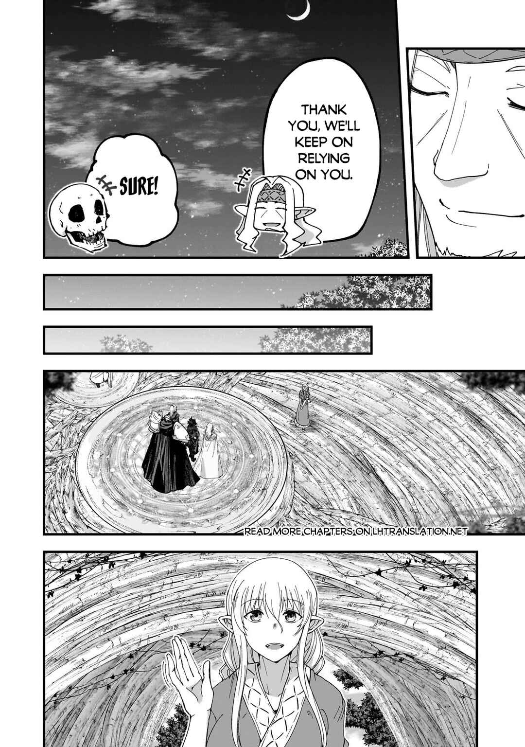 Gaikotsu Kishi-sama, Tadaima Isekai e Odekake-chuu Chapter 62.1 page 10