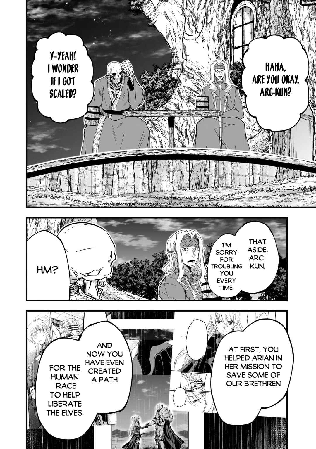 Gaikotsu Kishi-sama, Tadaima Isekai e Odekake-chuu Chapter 62.1 page 8