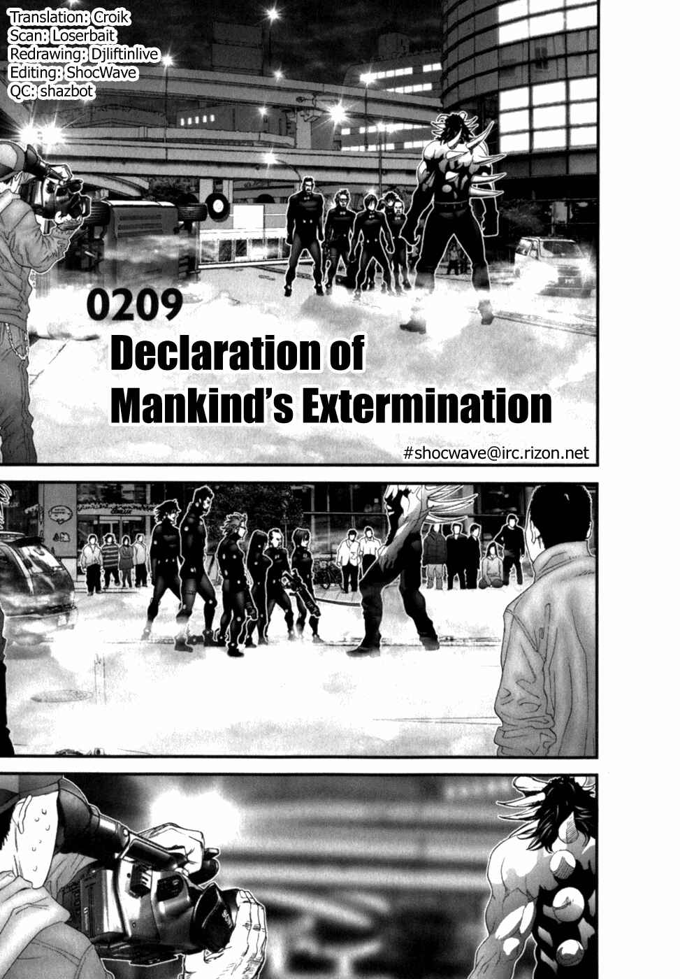 Gantz Chapter 209 page 0