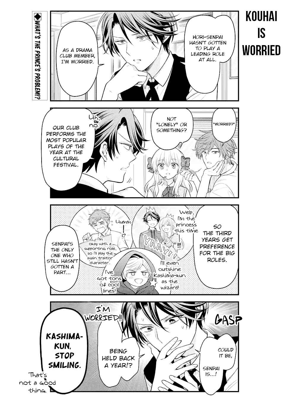 Gekkan Shoujo Nozaki-kun Chapter 136 page 1