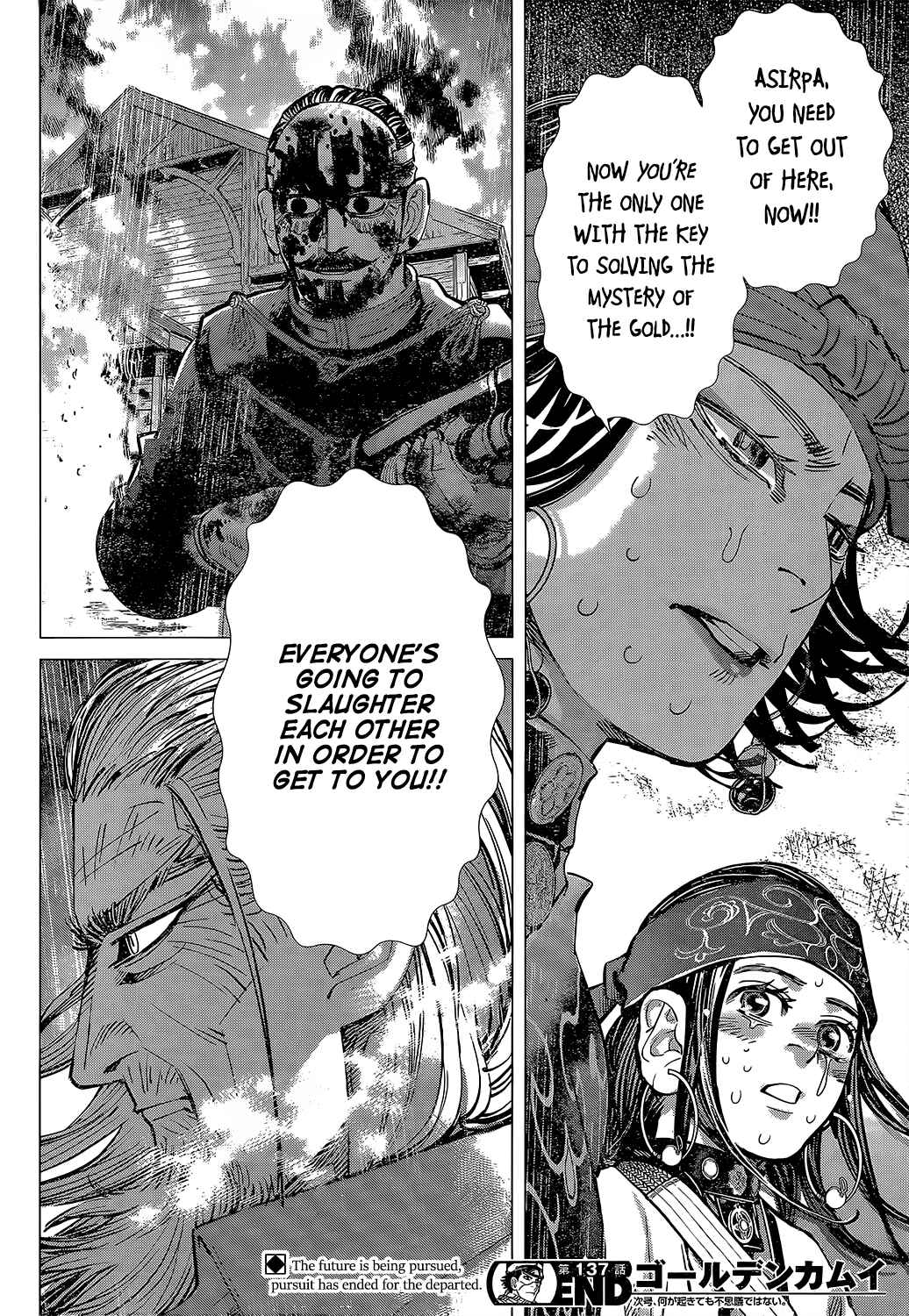 Golden Kamuy Chapter 137 page 14