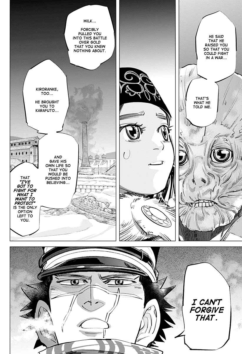 Golden Kamuy Chapter 206 page 14