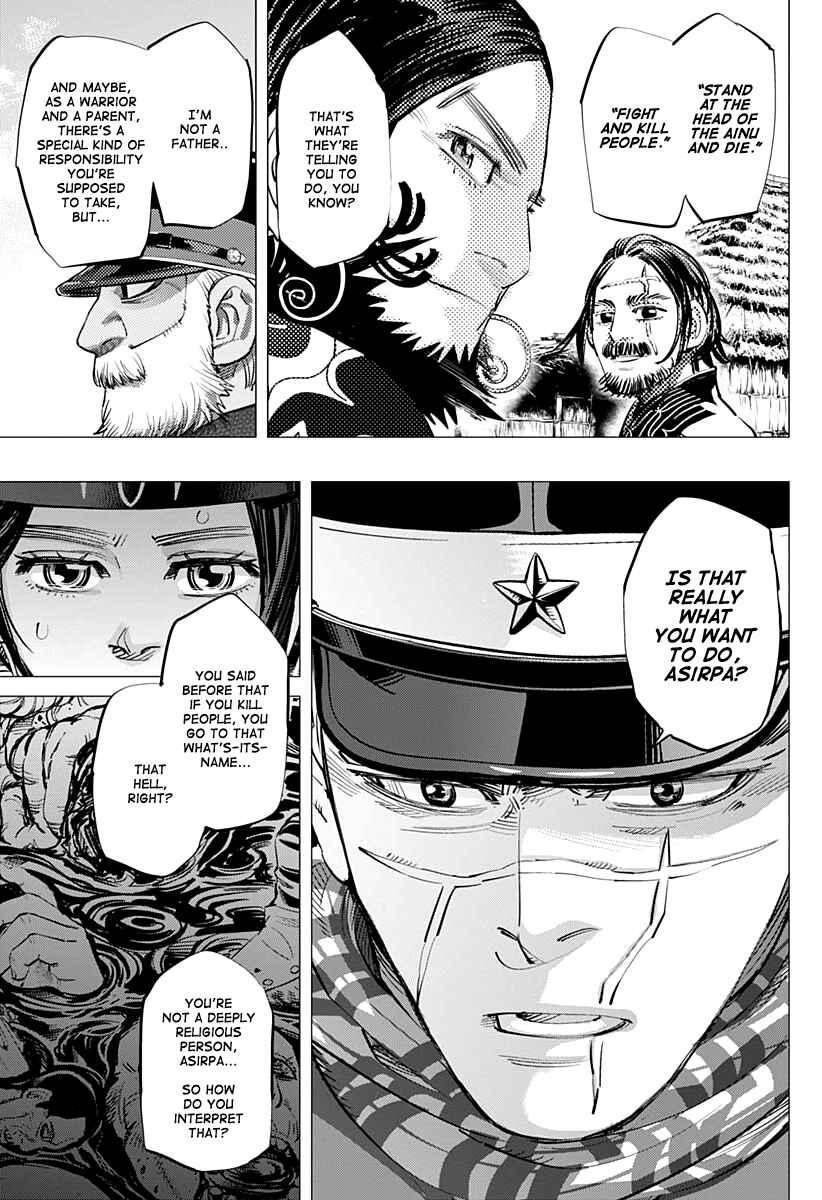 Golden Kamuy Chapter 206 page 15
