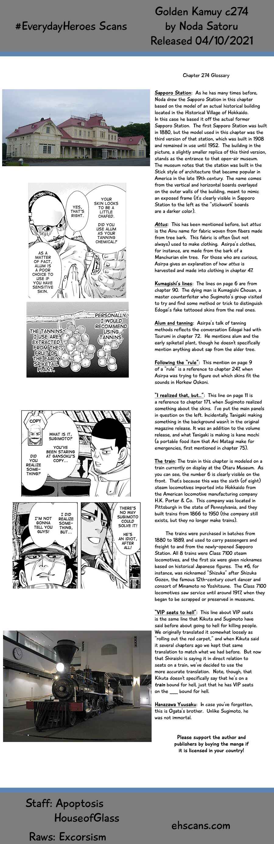 Golden Kamuy Chapter 274 page 18
