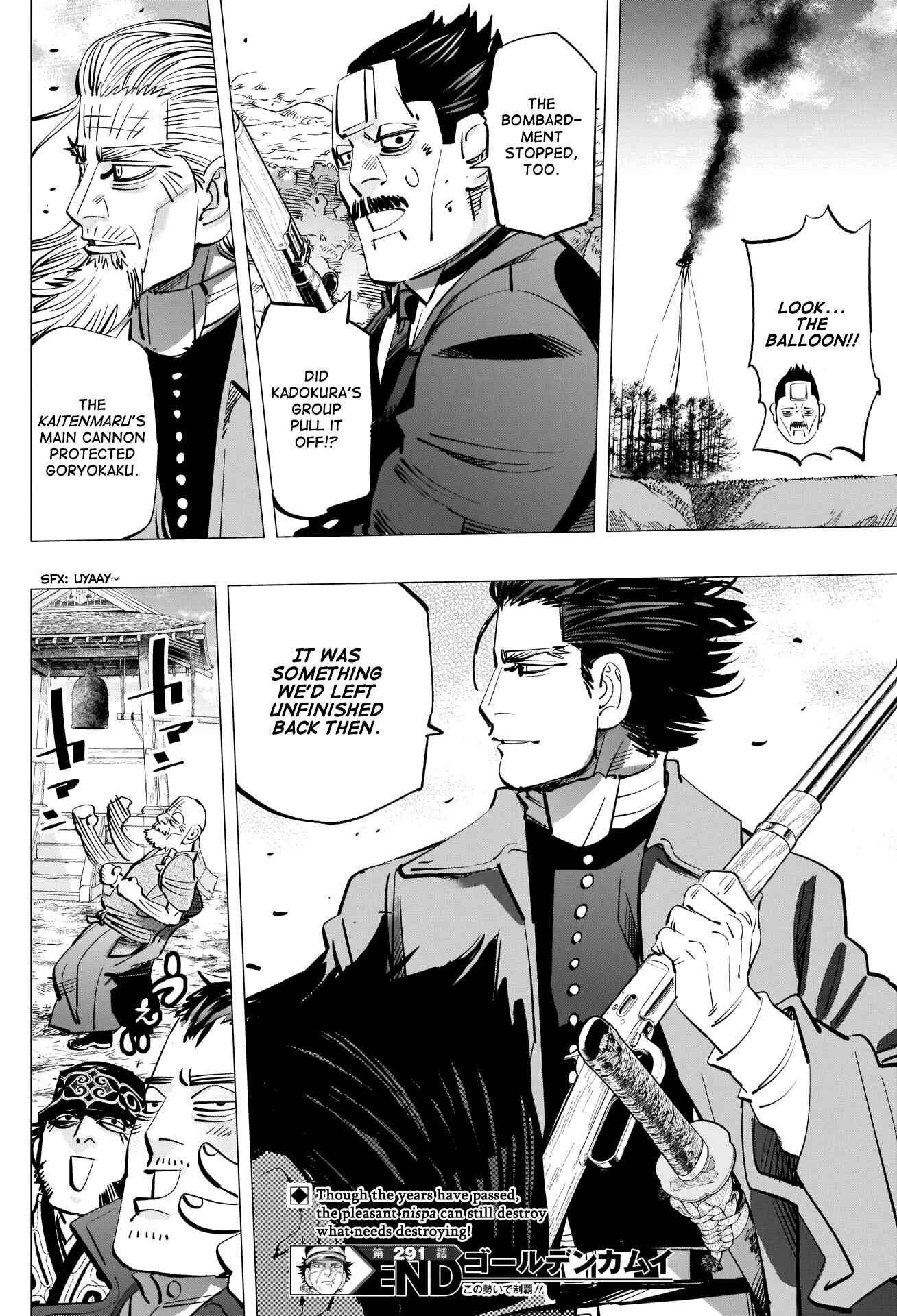 Golden Kamuy Chapter 291 page 17