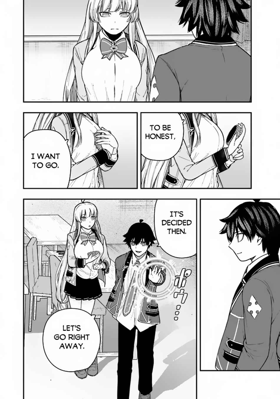 Gomi Ika da to Tsuihousareta Shounin, Jitsu wa Zensei Kenja Desu ~Shijou Saikyou no Kenja, Sekai Saikou Hou no Gakuen ni Kayou~ Chapter 7.2 page 11