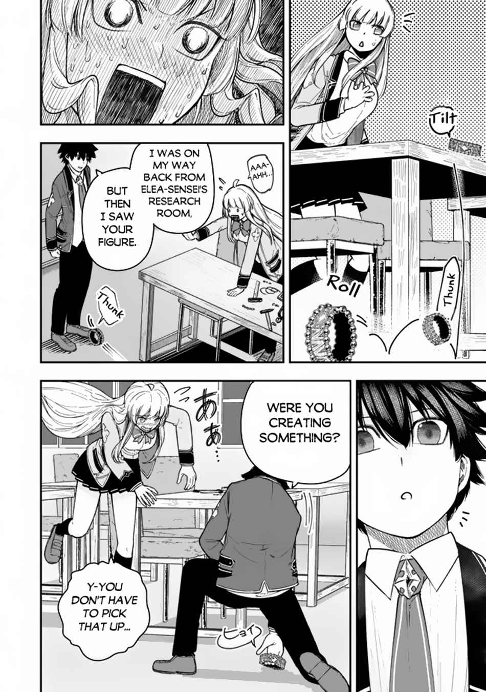 Gomi Ika da to Tsuihousareta Shounin, Jitsu wa Zensei Kenja Desu ~Shijou Saikyou no Kenja, Sekai Saikou Hou no Gakuen ni Kayou~ Chapter 7.2 page 3