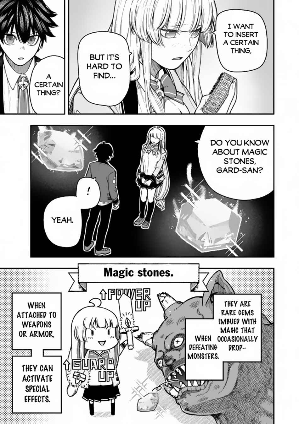 Gomi Ika da to Tsuihousareta Shounin, Jitsu wa Zensei Kenja Desu ~Shijou Saikyou no Kenja, Sekai Saikou Hou no Gakuen ni Kayou~ Chapter 7.2 page 6