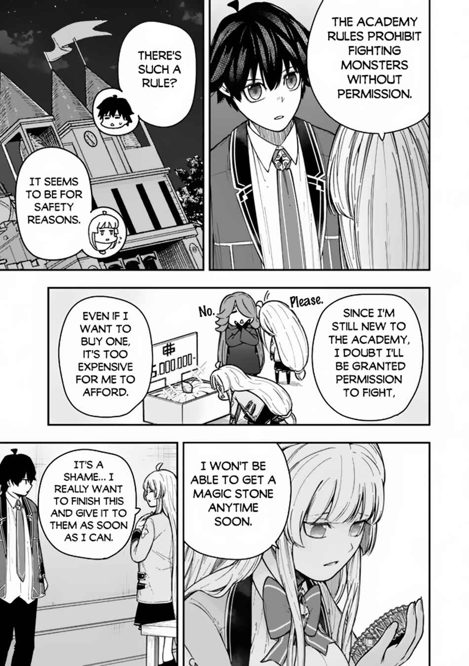 Gomi Ika da to Tsuihousareta Shounin, Jitsu wa Zensei Kenja Desu ~Shijou Saikyou no Kenja, Sekai Saikou Hou no Gakuen ni Kayou~ Chapter 7.2 page 8