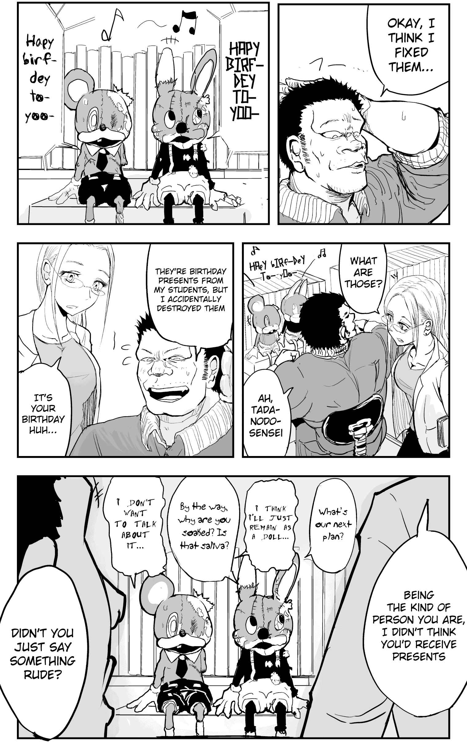 Gori-sen ~The type of PE teacher to die first during a panic~ Chapter 4.5 page 2