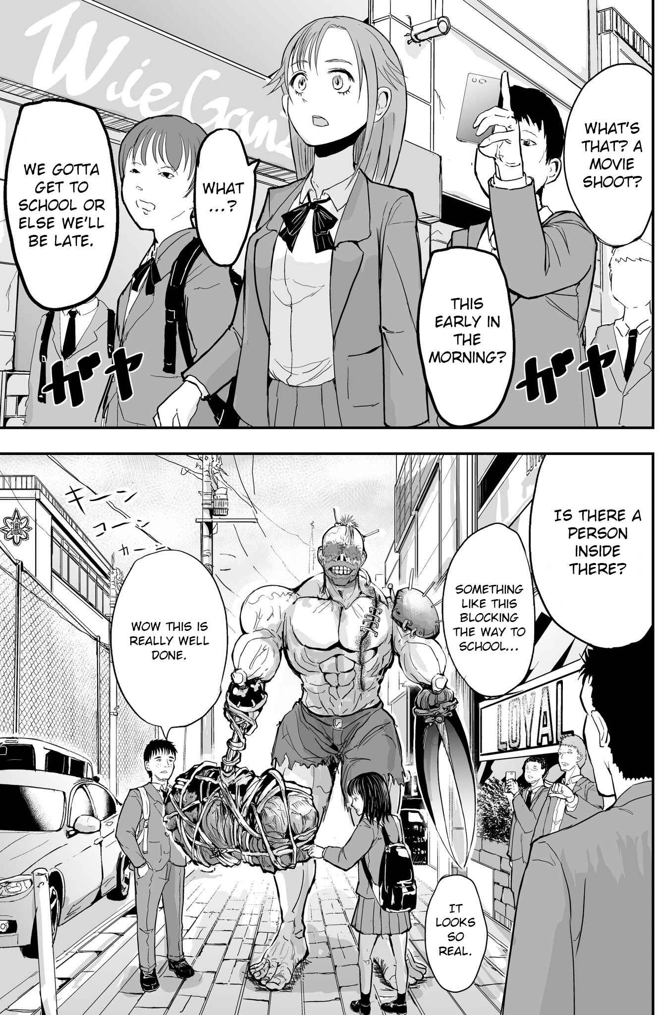 Gori-sen ~The type of PE teacher to die first during a panic~ Chapter 6 page 0