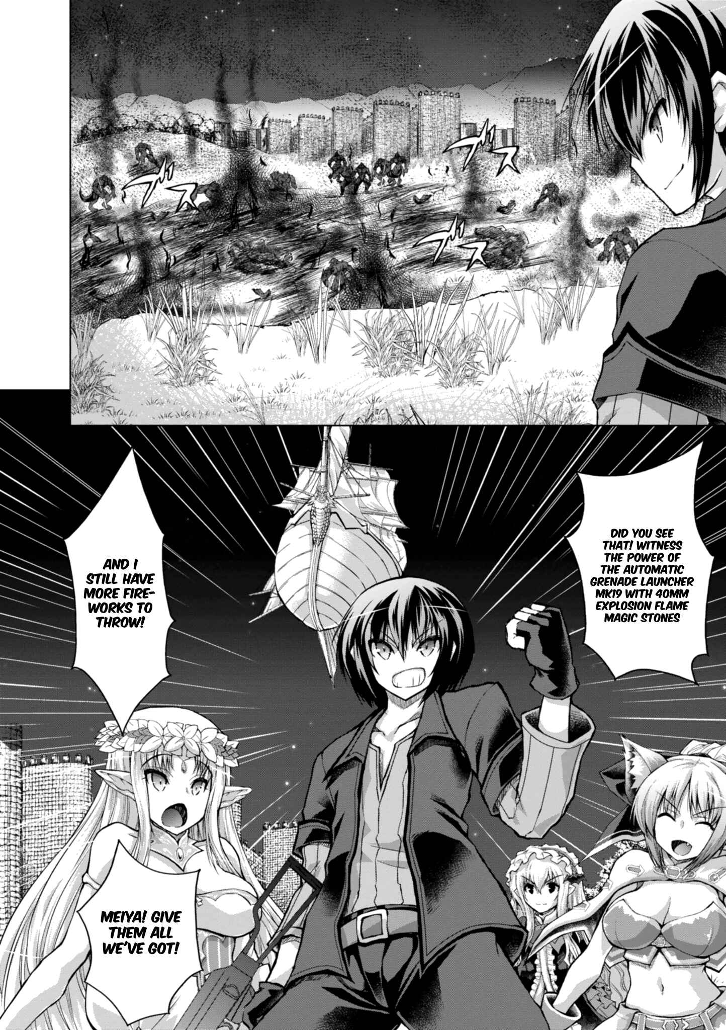 Gun-Ota ga Mahou Sekai ni Tensei shitara, Gendai Heiki de Guntai Harem wo Tsukucchaimashita!? Chapter 40 page 18