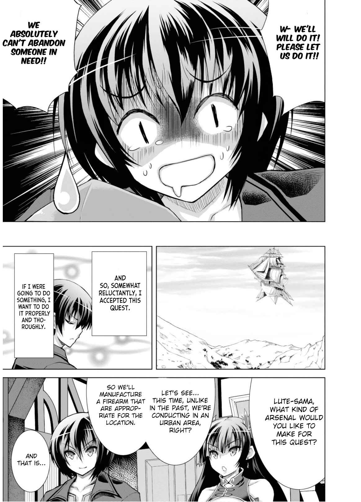 Gun-Ota ga Mahou Sekai ni Tensei shitara, Gendai Heiki de Guntai Harem wo Tsukucchaimashita!? Chapter 48 page 7