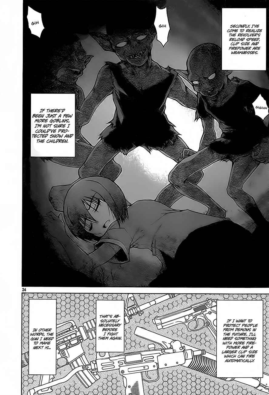 Gun-Ota ga Mahou Sekai ni Tensei shitara, Gendai Heiki de Guntai Harem wo Tsukucchaimashita!? Chapter 5 page 25