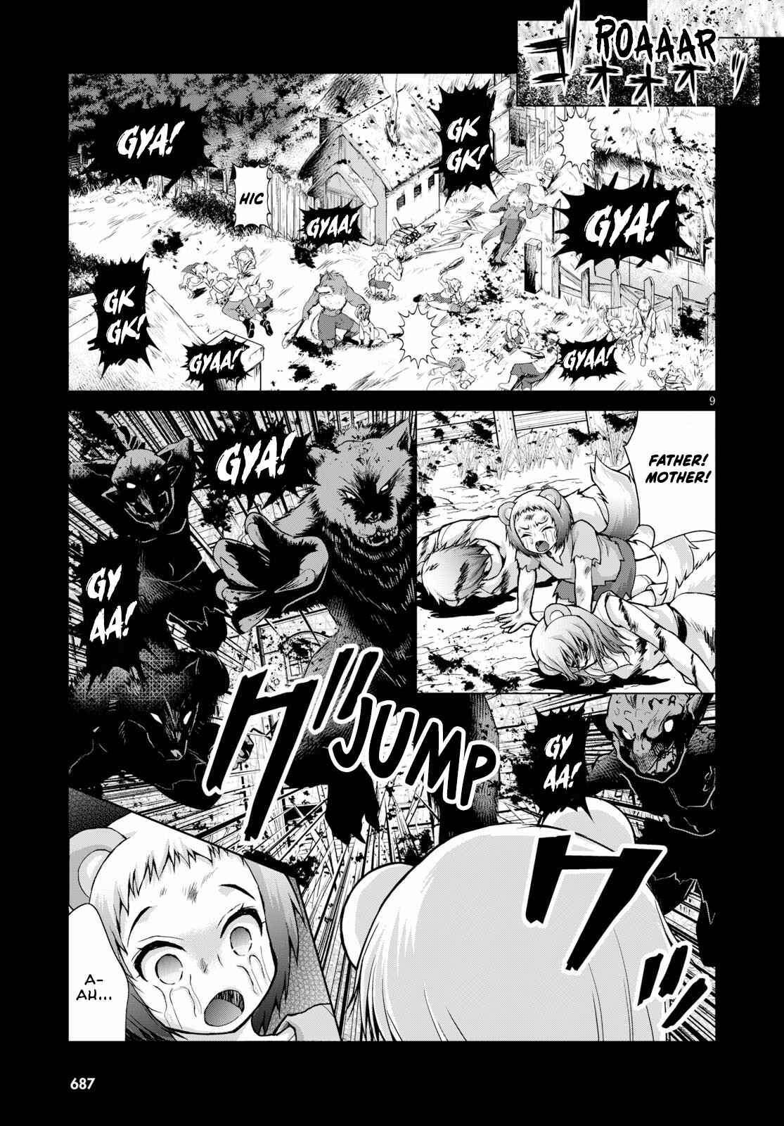 Gun-Ota ga Mahou Sekai ni Tensei shitara, Gendai Heiki de Guntai Harem wo Tsukucchaimashita!? Chapter 54 page 9