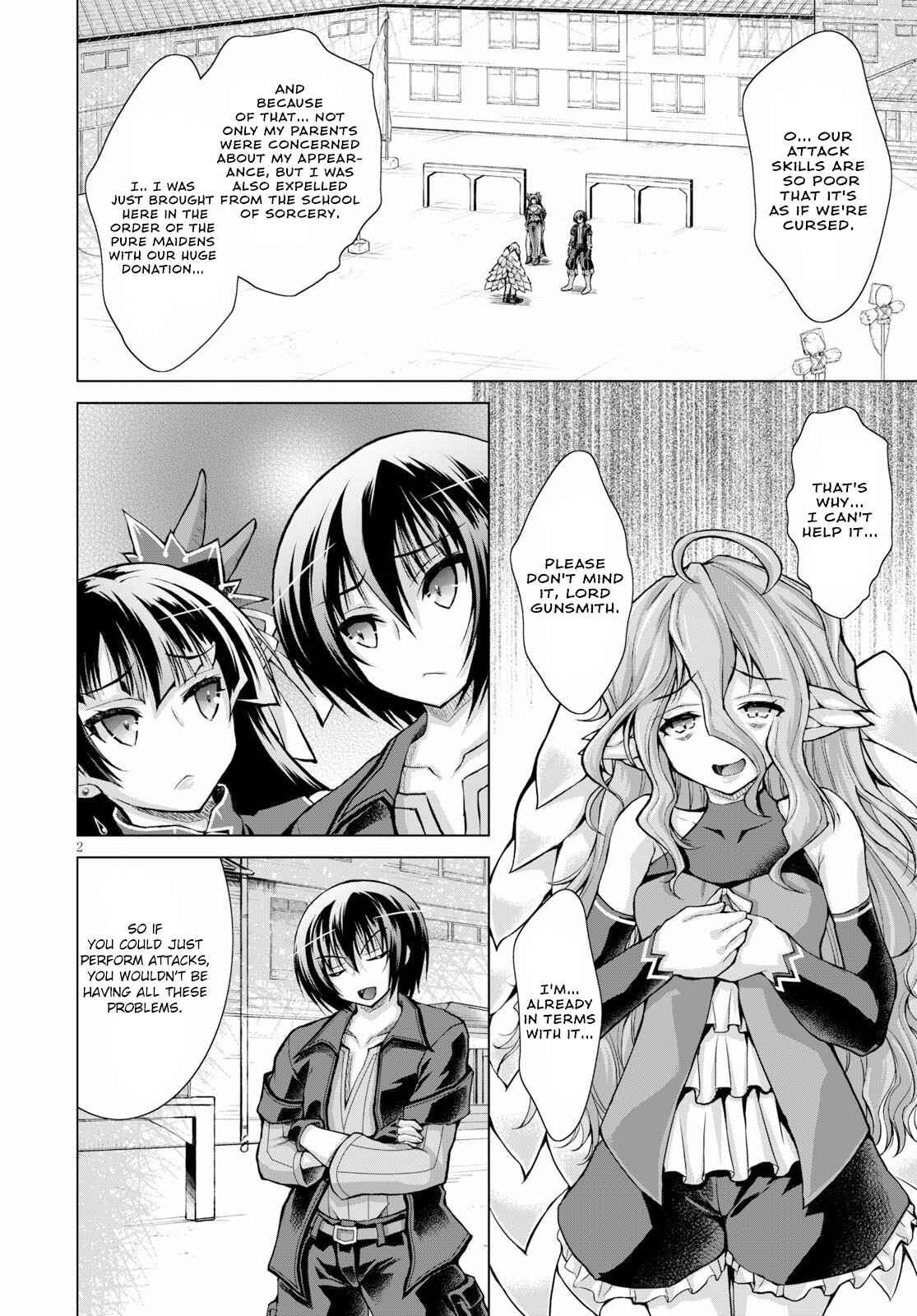 Gun-Ota ga Mahou Sekai ni Tensei shitara, Gendai Heiki de Guntai Harem wo Tsukucchaimashita!? Chapter 54 page 2