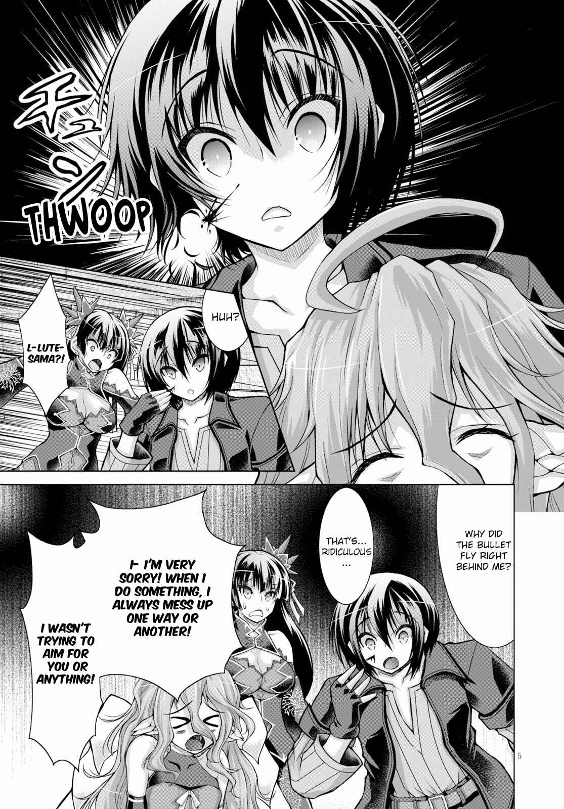 Gun-Ota ga Mahou Sekai ni Tensei shitara, Gendai Heiki de Guntai Harem wo Tsukucchaimashita!? Chapter 54 page 5