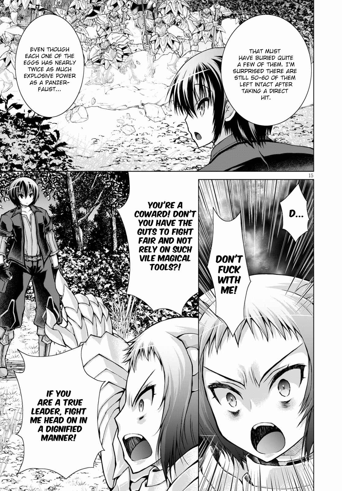Gun-Ota ga Mahou Sekai ni Tensei shitara, Gendai Heiki de Guntai Harem wo Tsukucchaimashita!? Chapter 56 page 15