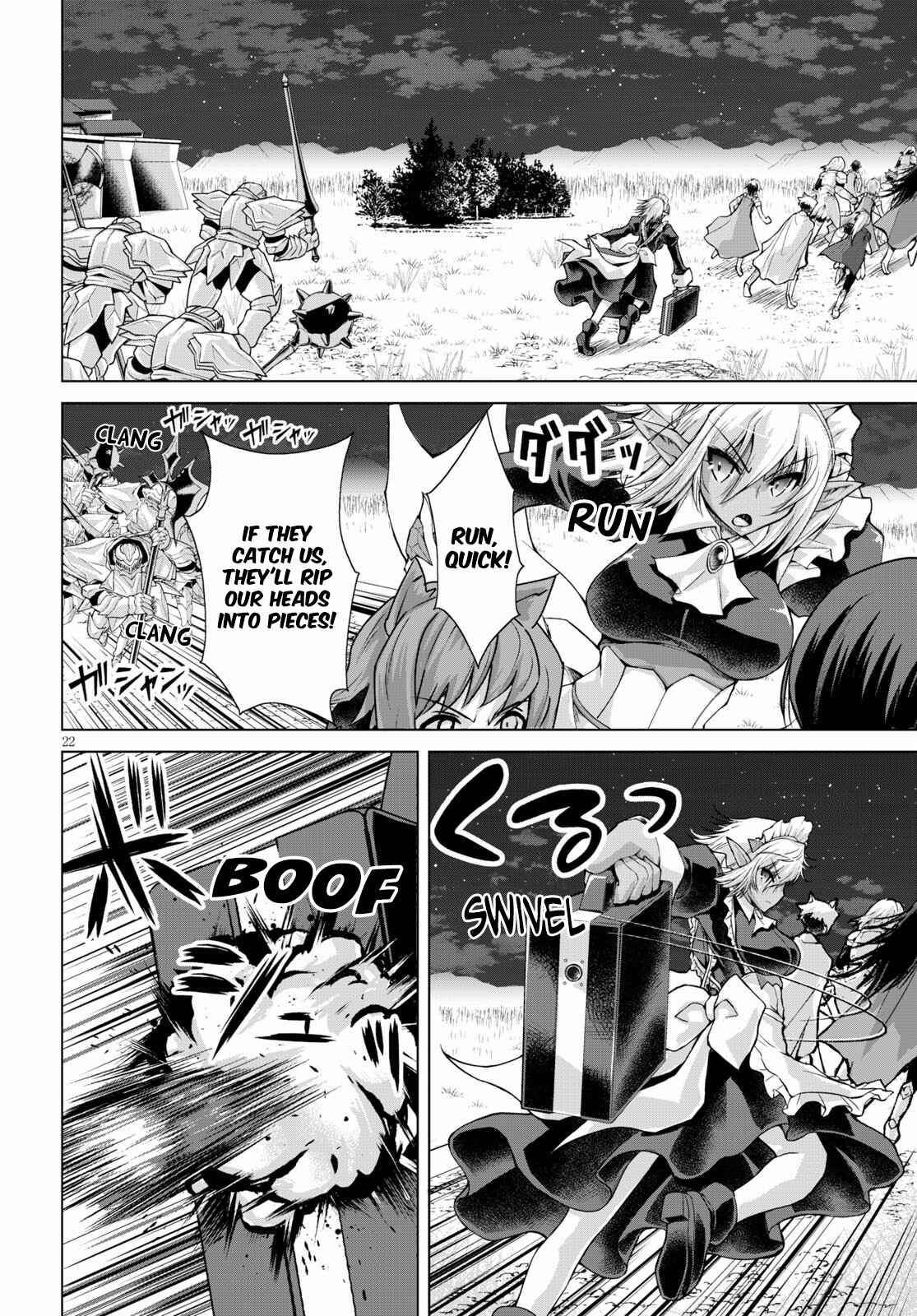 Gun-Ota ga Mahou Sekai ni Tensei shitara, Gendai Heiki de Guntai Harem wo Tsukucchaimashita!? Chapter 56 page 22