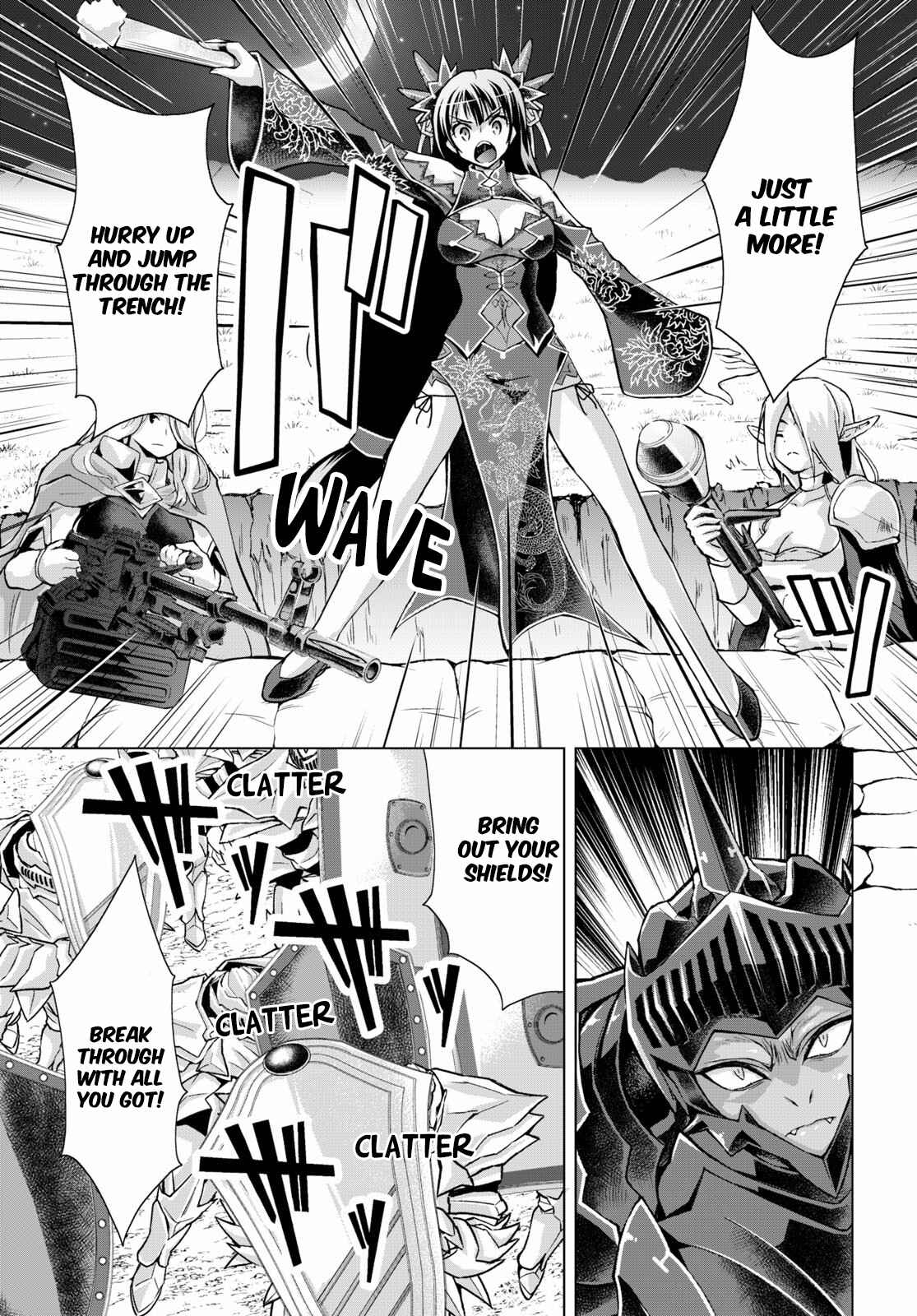 Gun-Ota ga Mahou Sekai ni Tensei shitara, Gendai Heiki de Guntai Harem wo Tsukucchaimashita!? Chapter 56 page 25