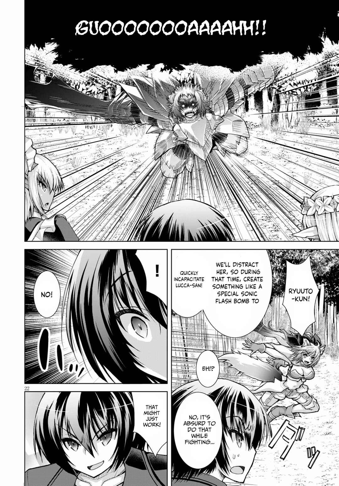 Gun-Ota ga Mahou Sekai ni Tensei shitara, Gendai Heiki de Guntai Harem wo Tsukucchaimashita!? Chapter 59 page 22
