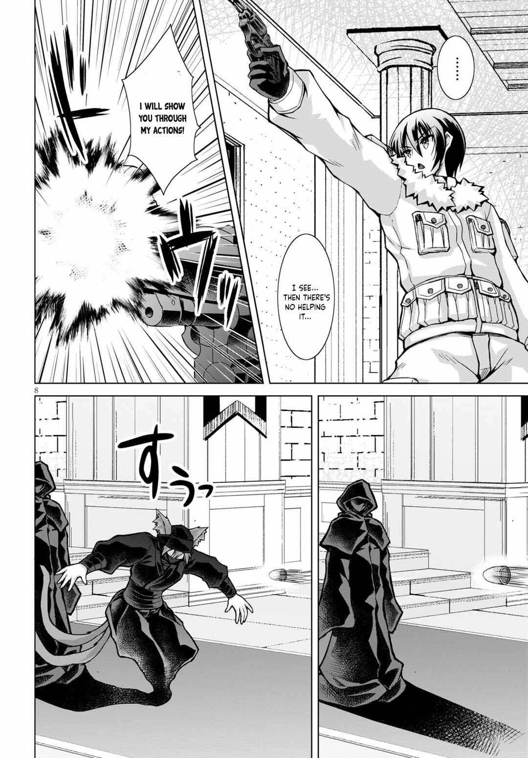 Gun-Ota ga Mahou Sekai ni Tensei shitara, Gendai Heiki de Guntai Harem wo Tsukucchaimashita!? Chapter 68 page 8
