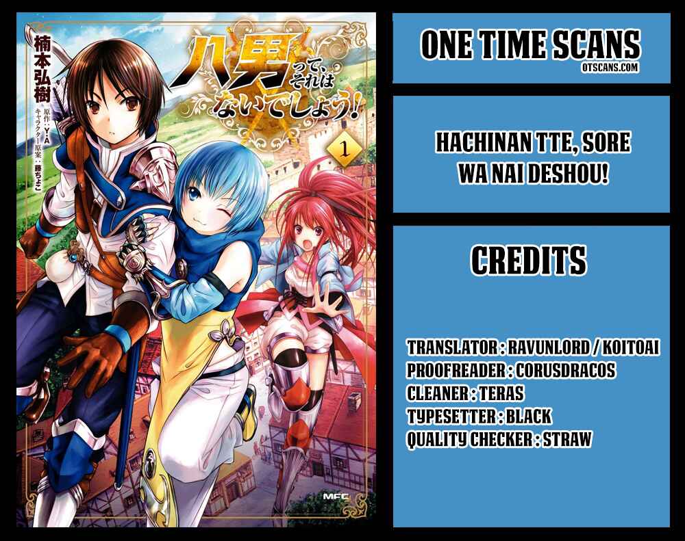 Hachinan tte, Sore wa Nai Deshou! Chapter 8 page 0