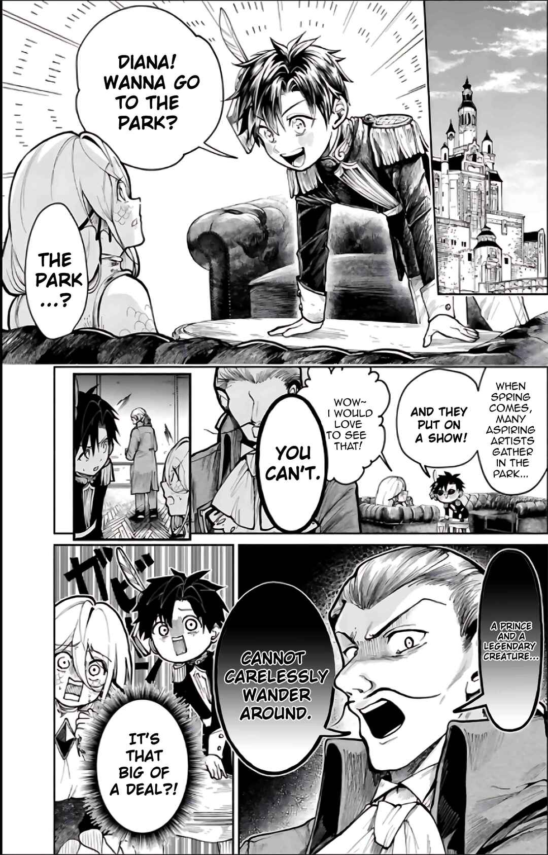 Hagure Ningyo no Diana Chapter 9 page 1