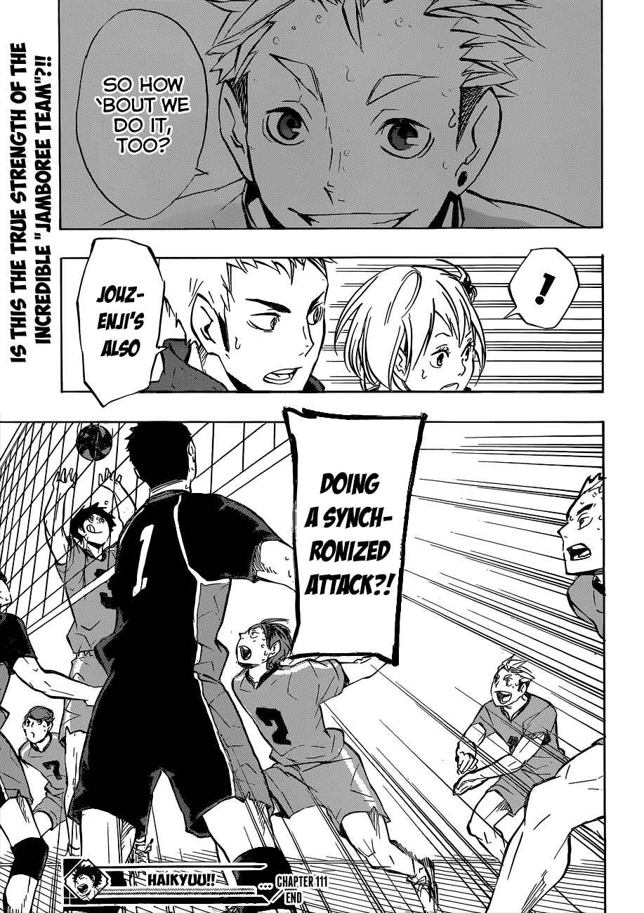 Haikyu!! Chapter 111 page 19