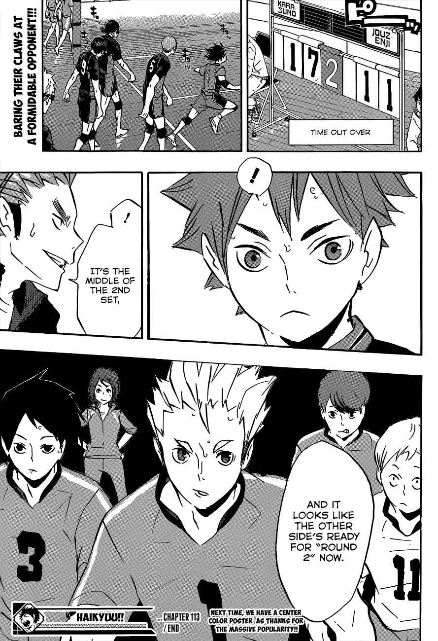 Haikyu!! Chapter 113 page 19