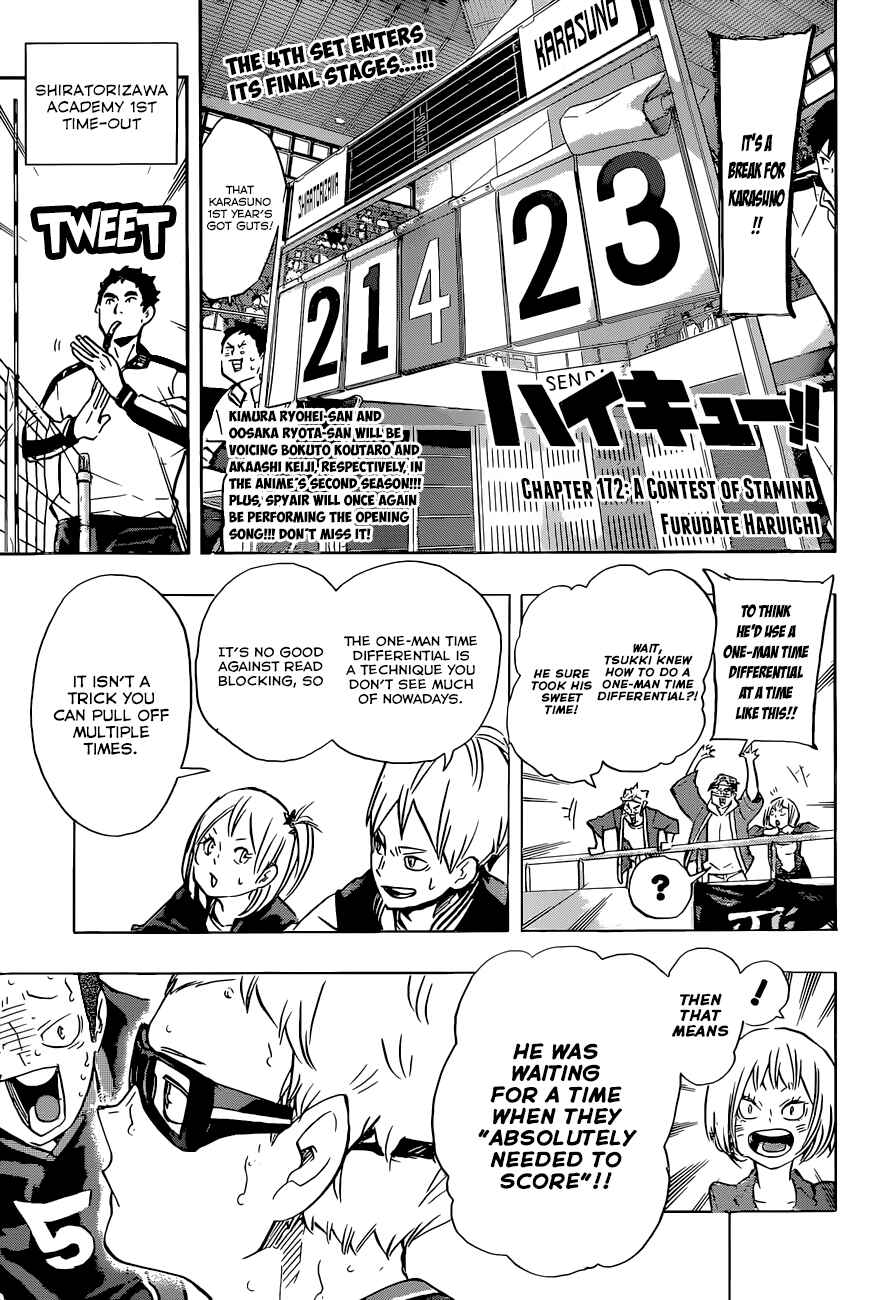 Haikyu!! Chapter 172 page 1