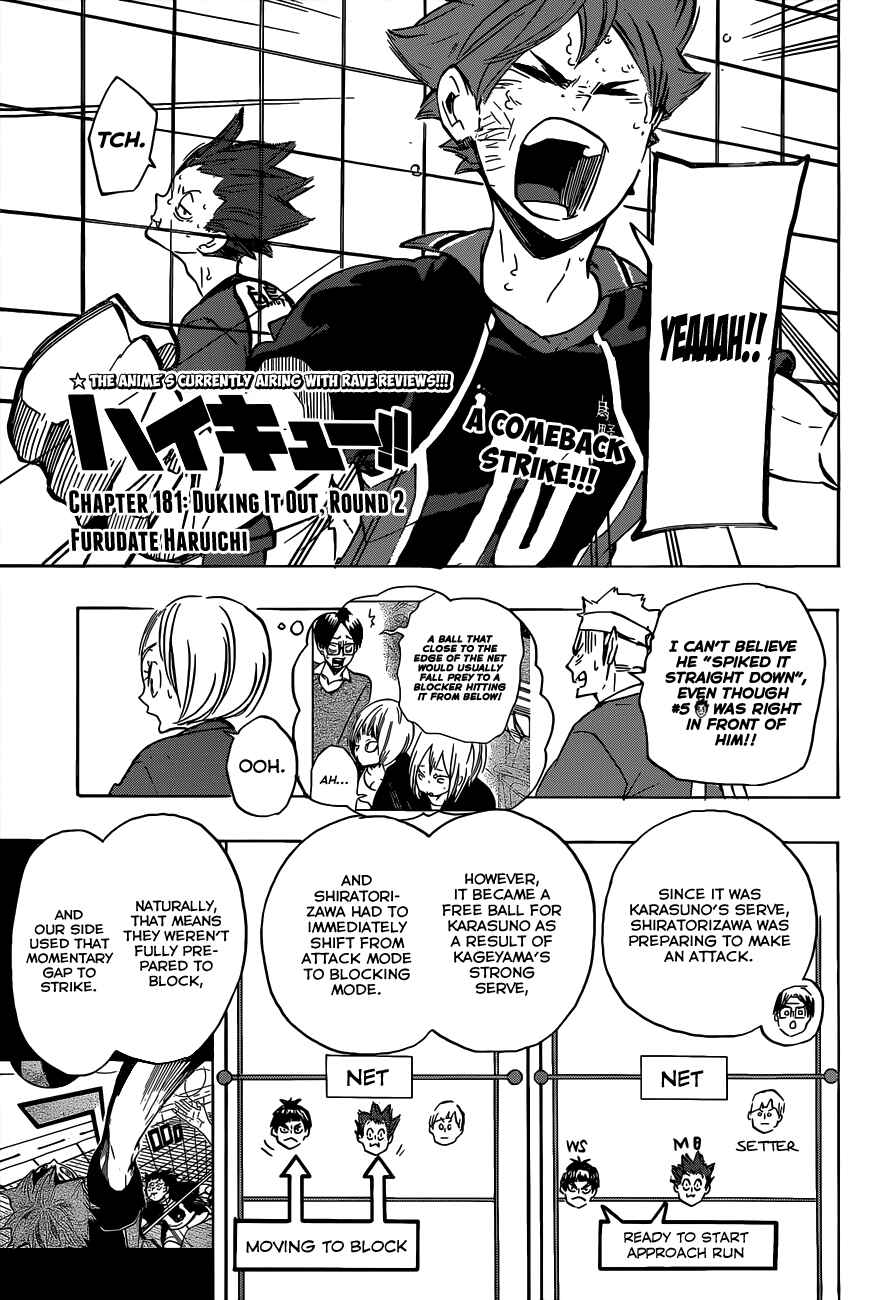 Haikyu!! Chapter 181 page 1