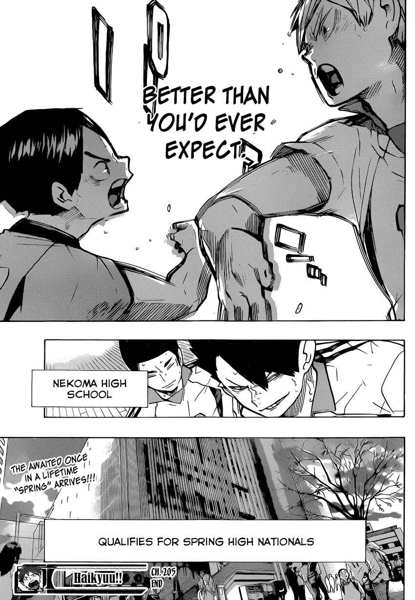 Haikyu!! Chapter 205 page 16