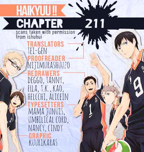 Haikyu!! Chapter 211 page 0