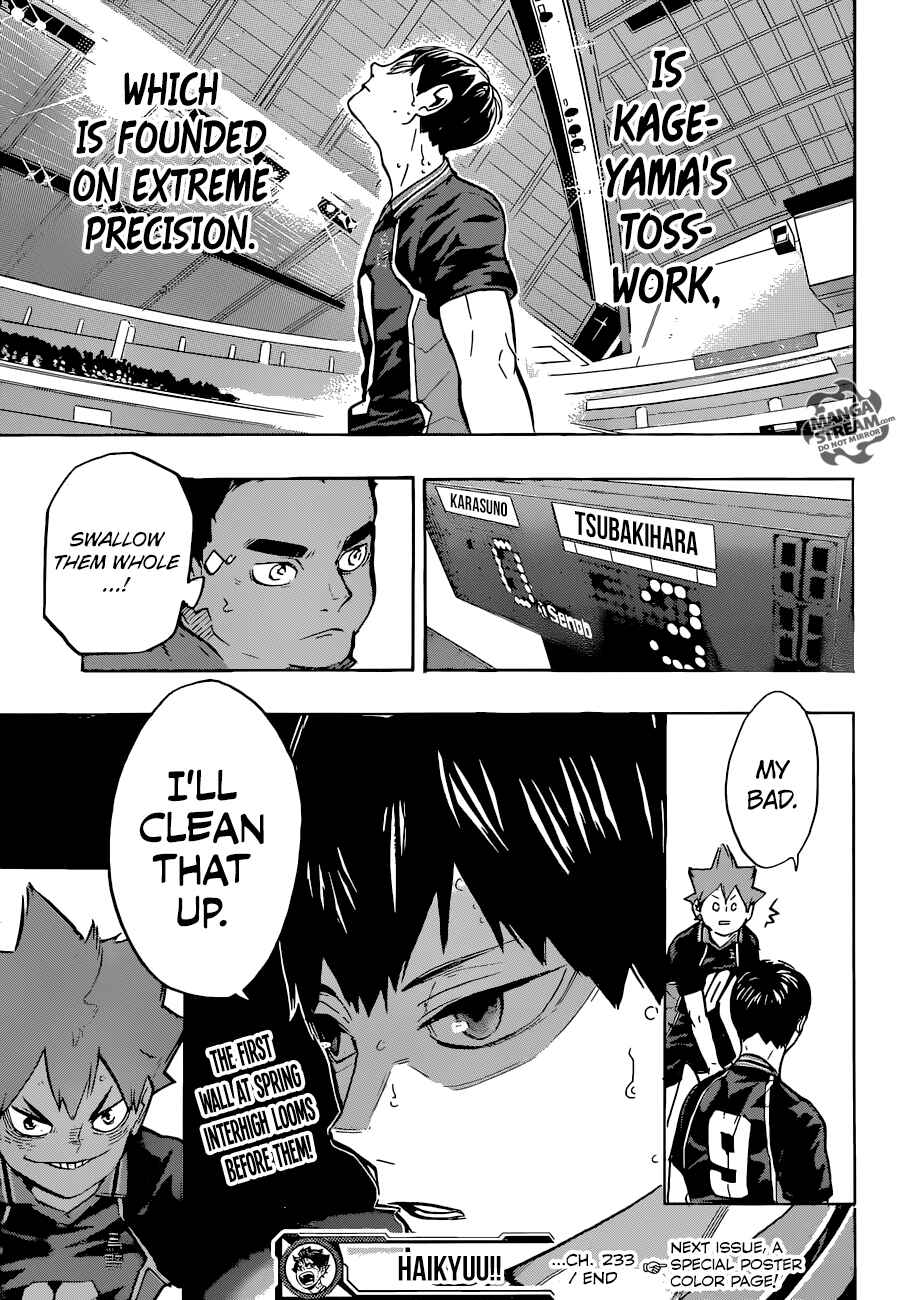 Haikyu!! Chapter 233 page 18