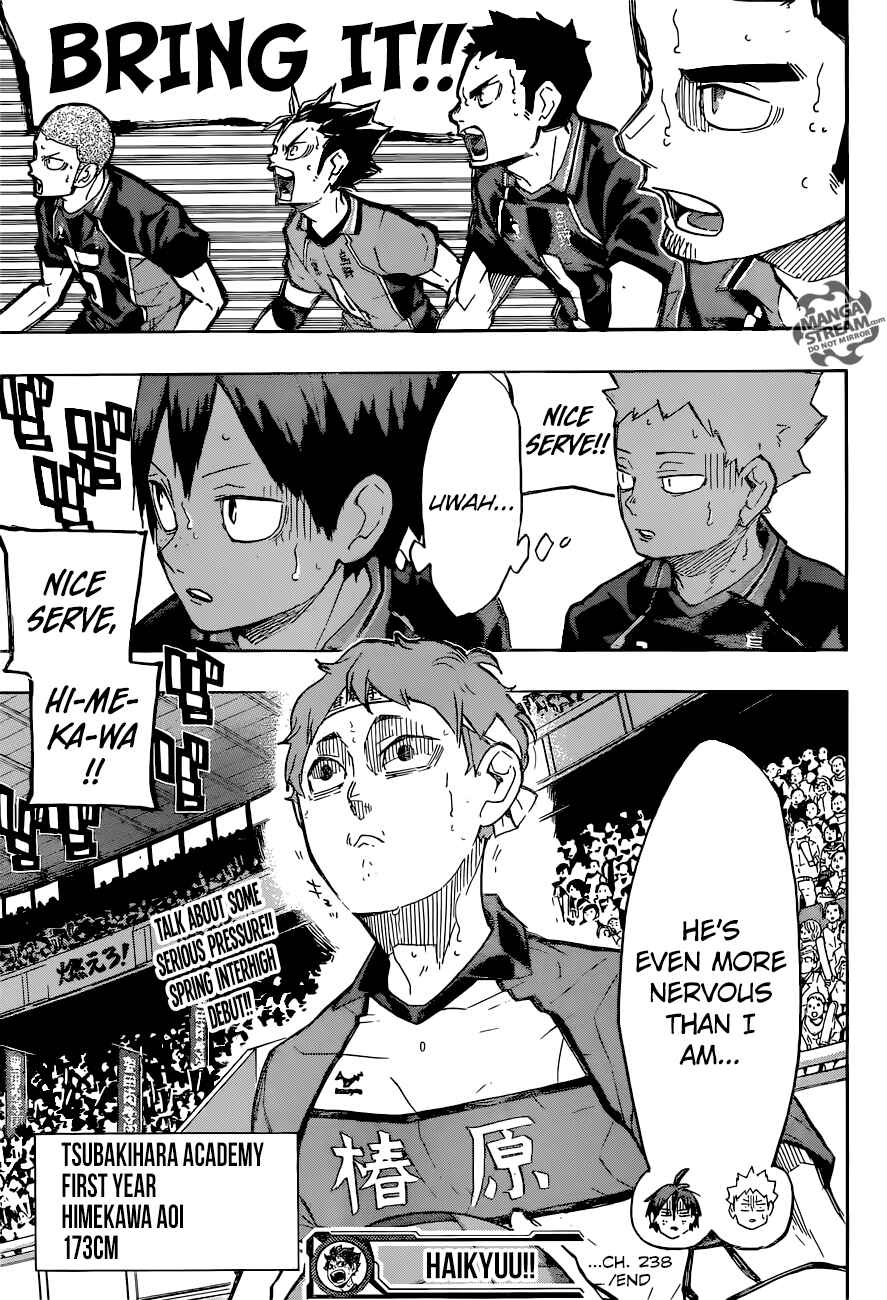 Haikyu!! Chapter 238 page 19