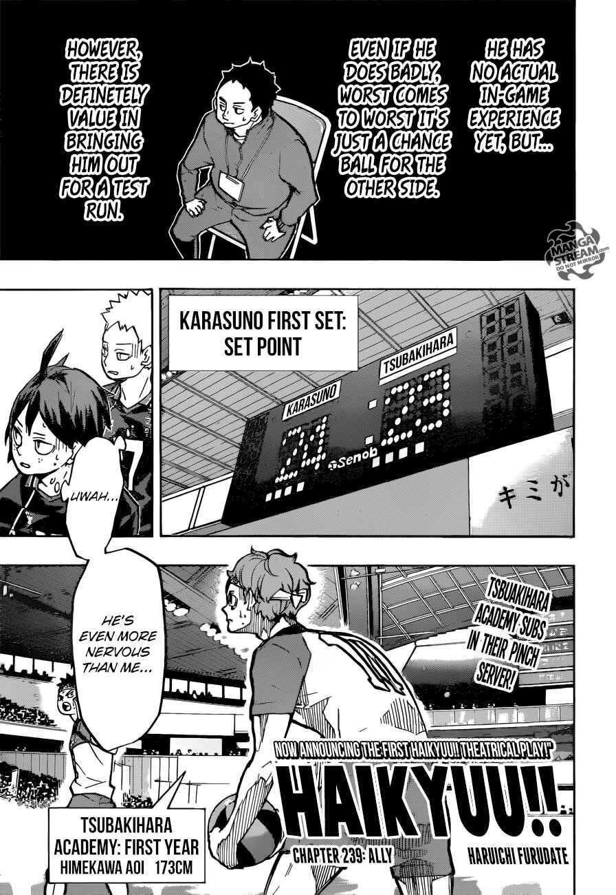 Haikyu!! Chapter 239 page 0