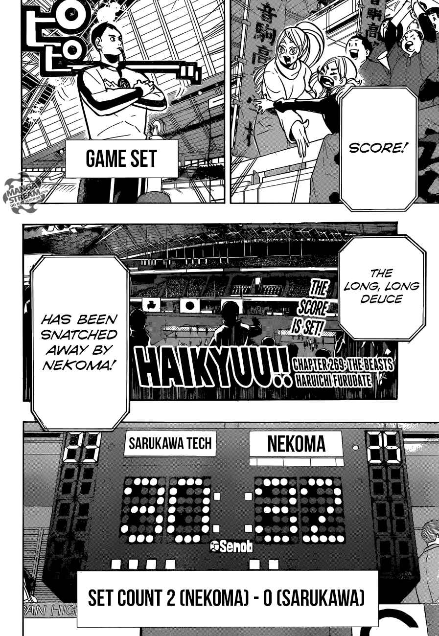 Haikyu!! Chapter 269 page 2