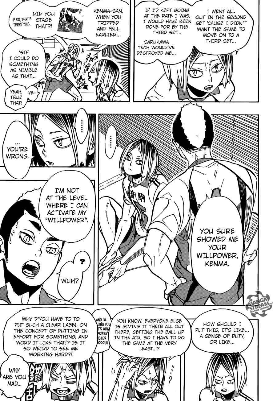 Haikyu!! Chapter 269 page 7